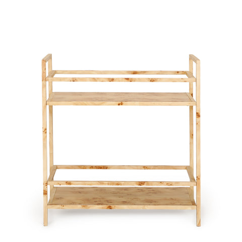 Giselle Devereux Natural Burl Contract-Grade Bar Cart - image 6