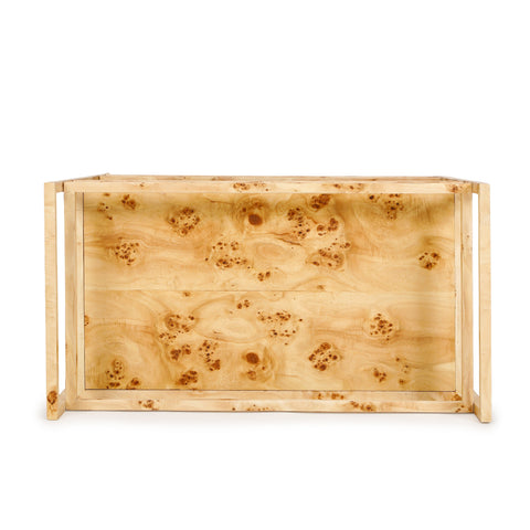 Giselle Devereux Natural Burl Contract-Grade Bar Cart - image 7