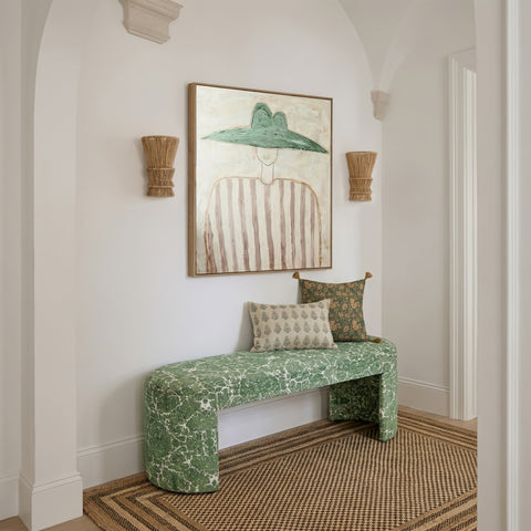 Sabine Laurent 39" Rounded Upholstered Bench - image 2