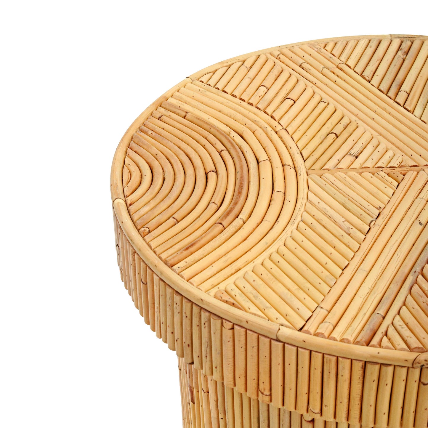 aloe rattan side table