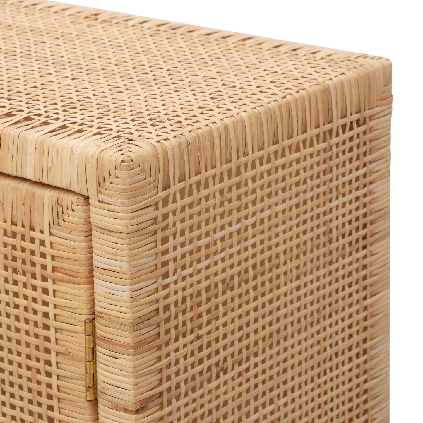 collins natural woven rattan cabinet