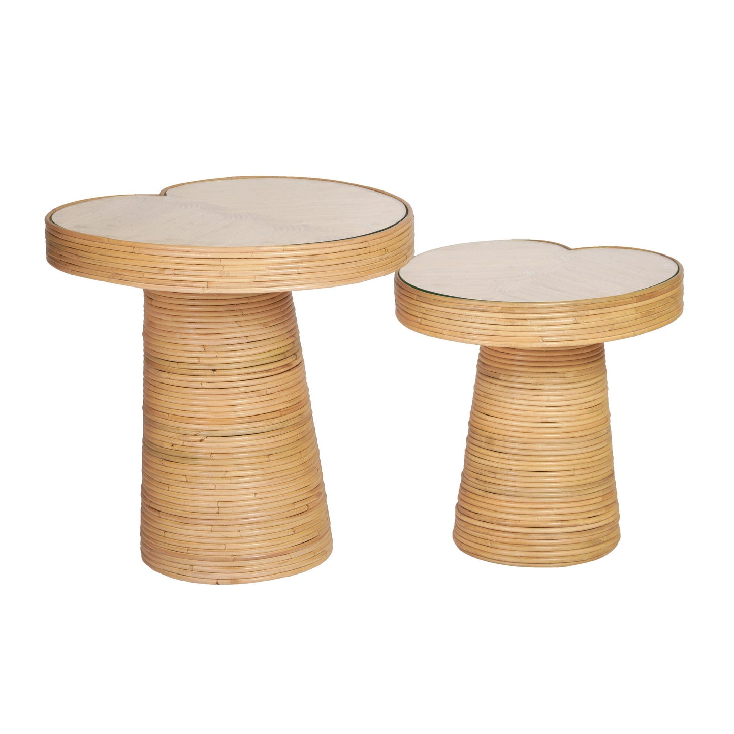 pauline tall lilypad side table