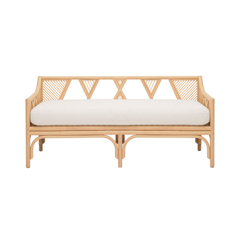 Bounce Natural Rattan Bench