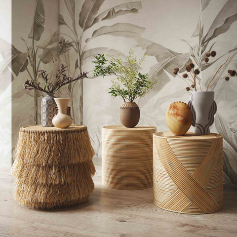 Vivienne Devereux Aztec Tub Flower Vase in Grey - image 2