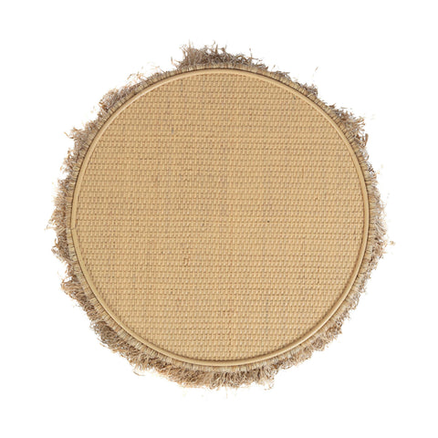 Colette Montrose Natural Rattan Round End Table - image 3
