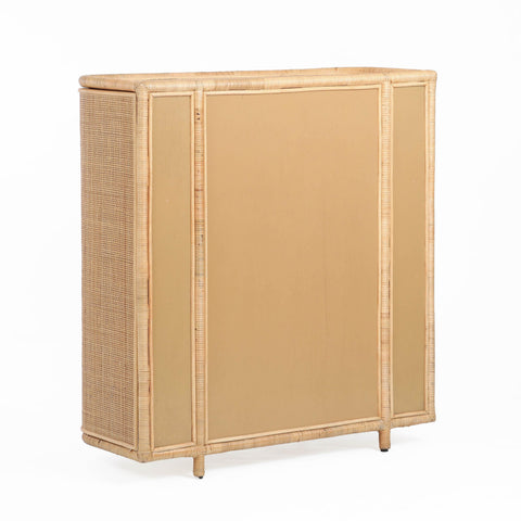 Isabelle Valois Natural Rattan Bar Cabinet - image 7