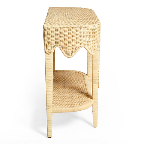 Margaux Siena 41" Natural Rattan Console Table - image 4