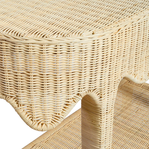 Margaux Siena 41" Natural Rattan Console Table - image 5