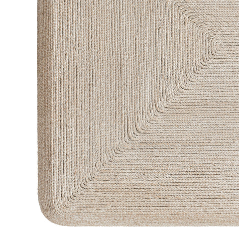 Ines Versailles 49" Natural Woven Seagrass Rectangular Coffee Table - image 7