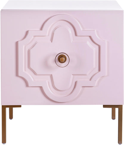 Spara Pink Lacquer Side Table