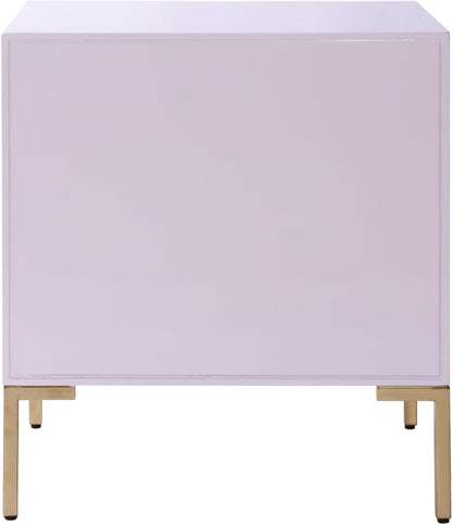 Spara Pink Lacquer Side Table