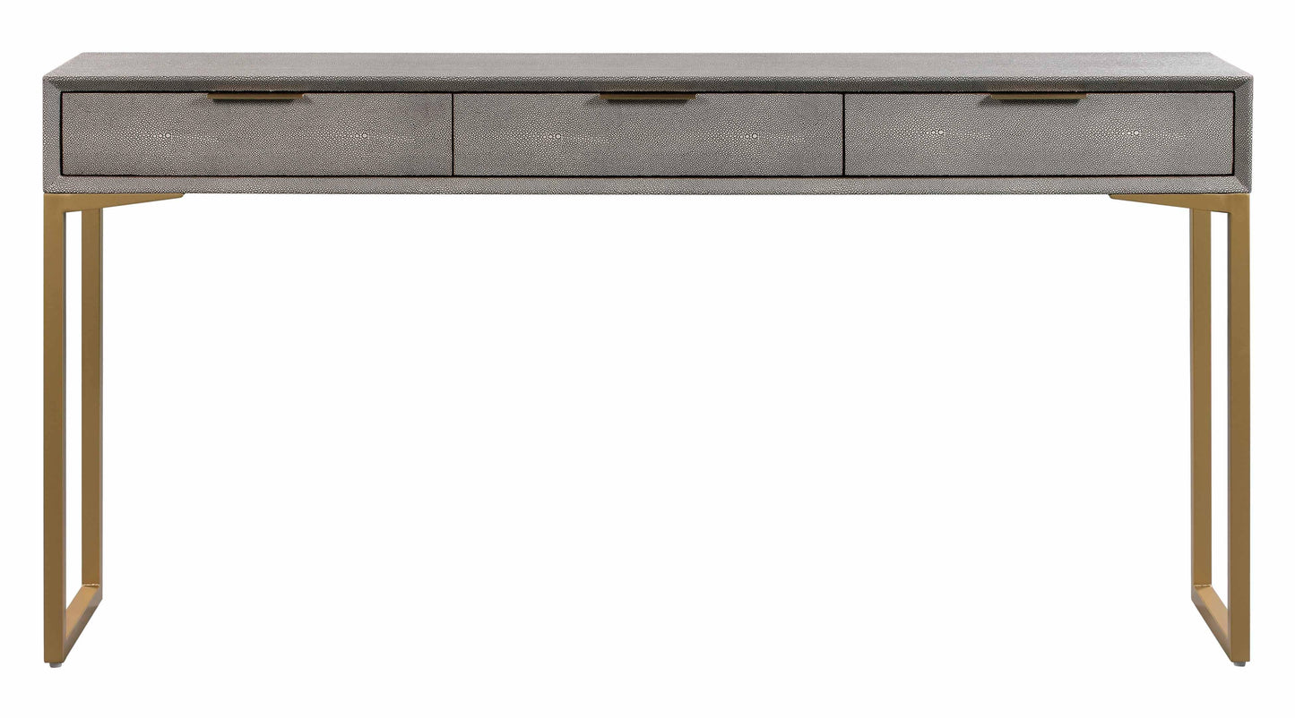 niel shagreen console table