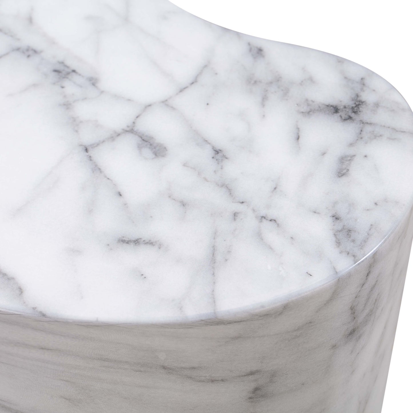 patrizia marble tall side table