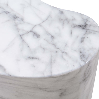 Patrizia Marble Tall Side Table