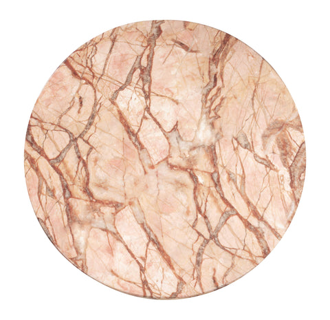 Elodie Siena Faux Marble Indoor / Outdoor Round Side Table - image 4