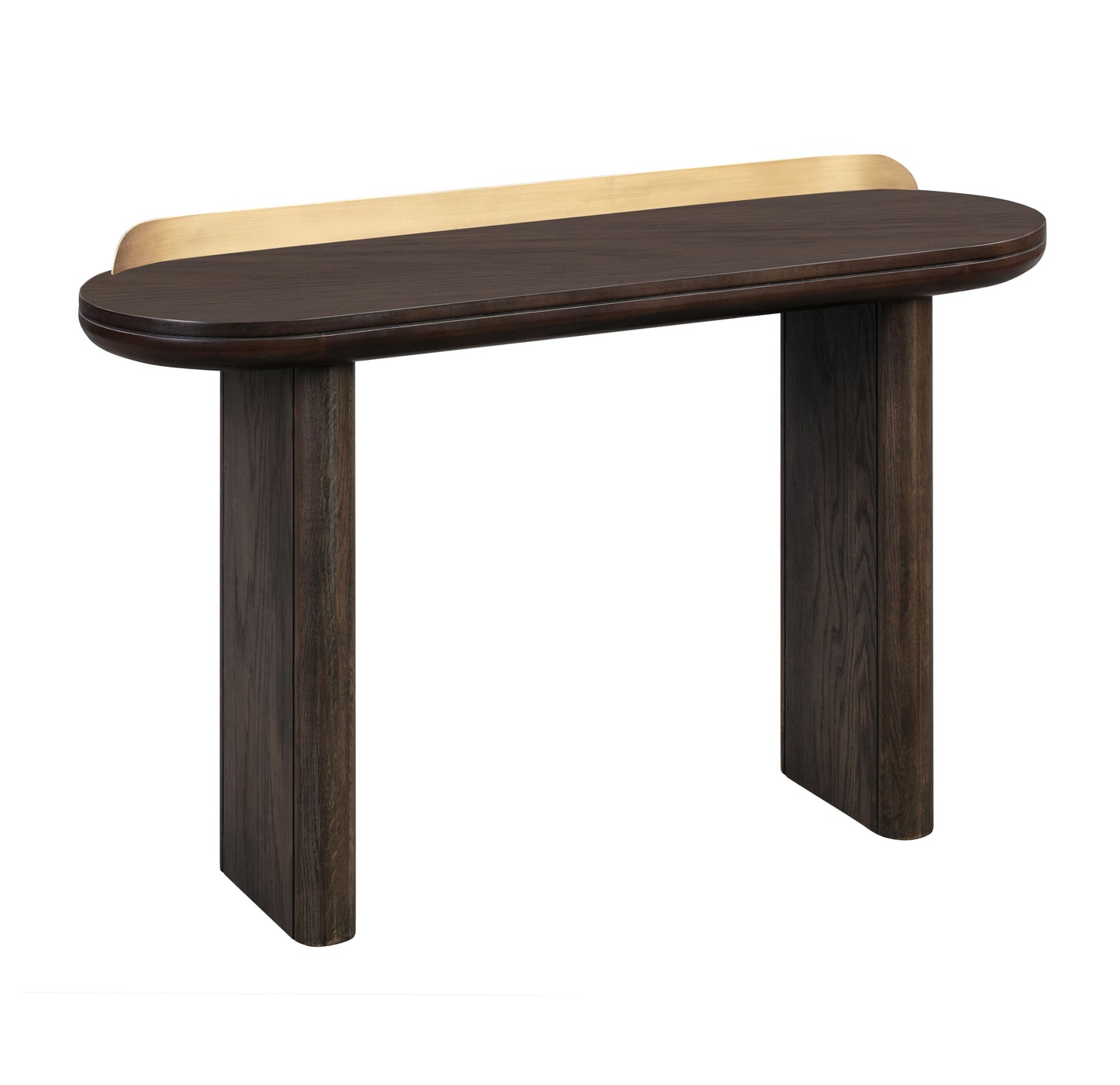 hubli brown desk/console table