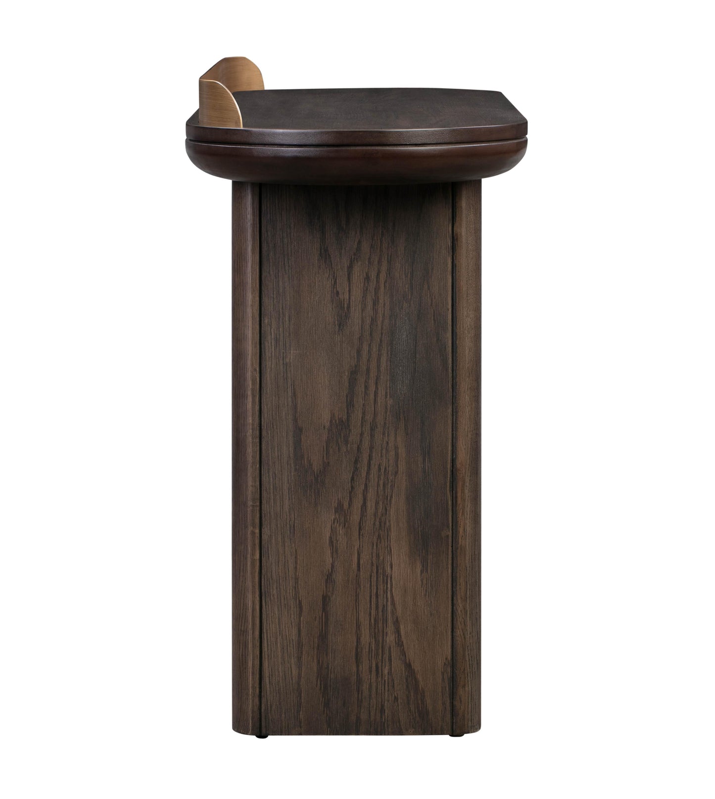 hubli brown desk/console table