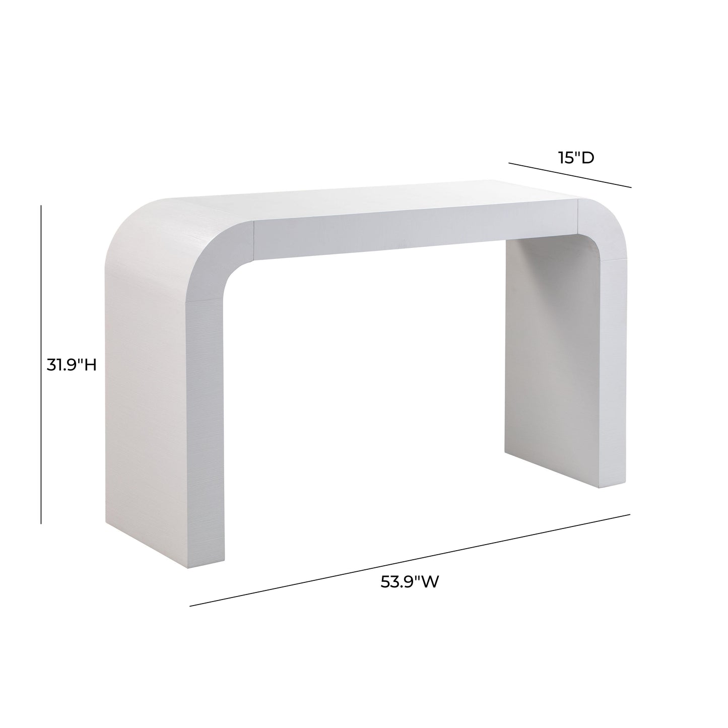 maven white console table