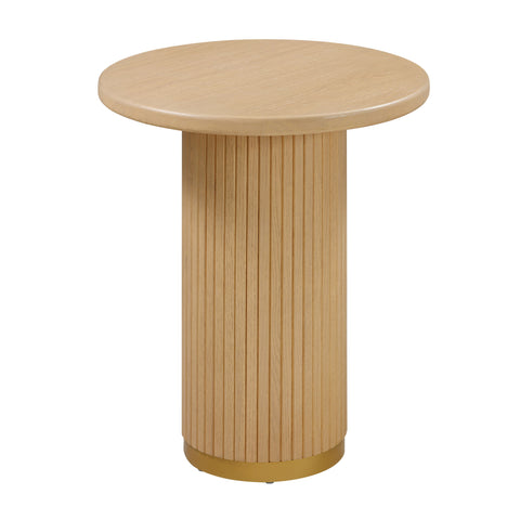 Isabelle Chantilly Oak Wood Entry Table - image 1