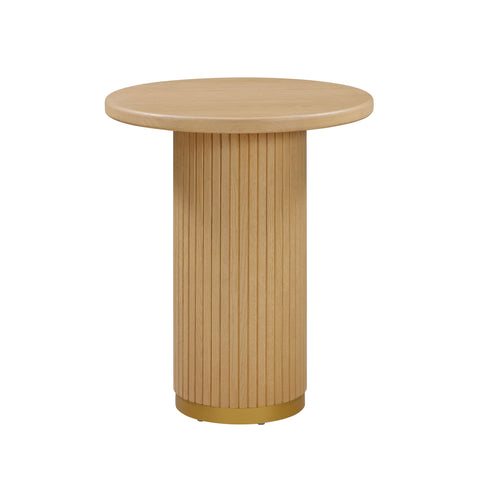 Isabelle Chantilly Oak Wood Entry Table - image 3