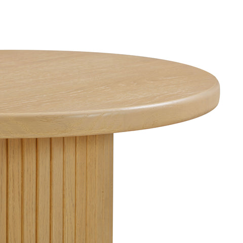 Isabelle Chantilly Oak Wood Entry Table - image 4