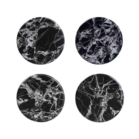 Elodie Navarre Black Faux Marble Side Table - image 7