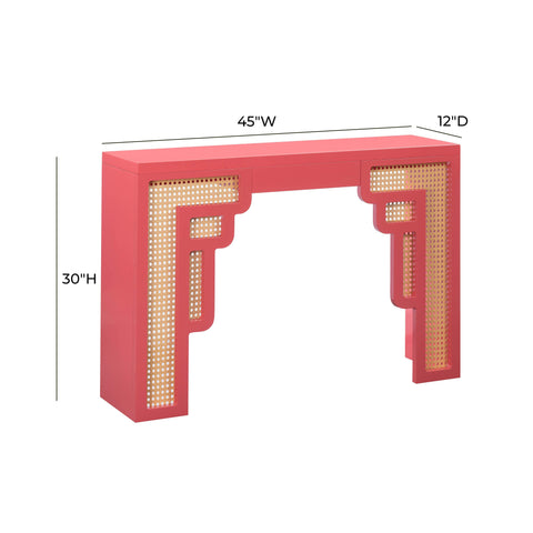 Arielle Valois 45" Rattan Console Table - image 6