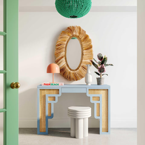 Arielle Valois 45" Rattan Console Table - image 2