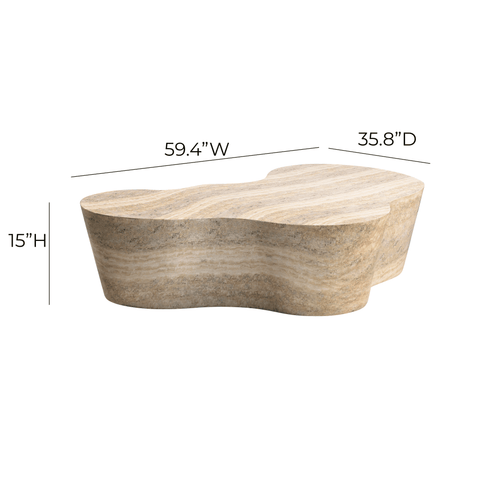 Elodie StClair 59" Concrete Indoor/Outdoor Coffee Table - image 7