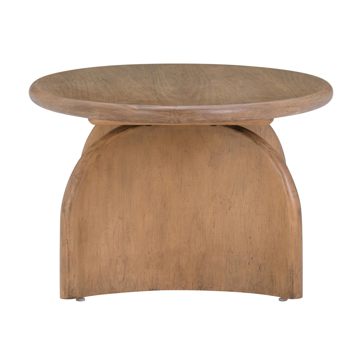 hazza cognac wooden coffee table