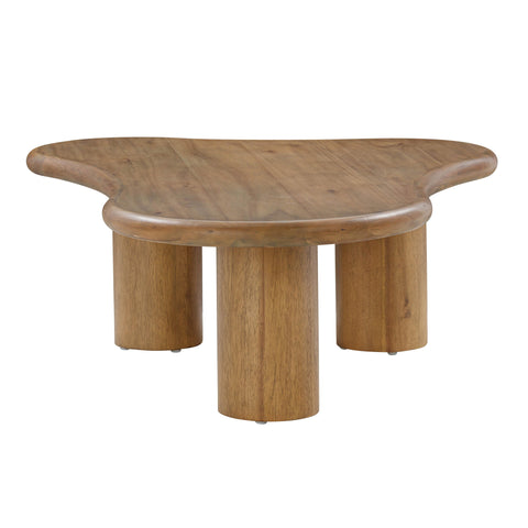 Lucienne Laurent 48" Wood Coffee Table - image 4