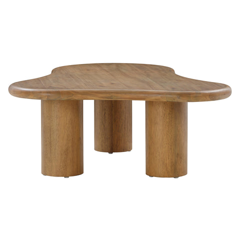 Lucienne Laurent 48" Wood Coffee Table - image 6