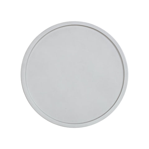 Ophelia White Concrete Side Table