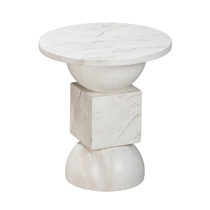 Fassa Marble Print Indoor / Outdoor Side Table