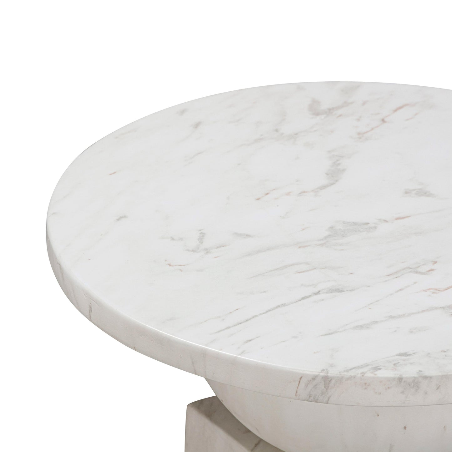 fassa marble print indoor / outdoor side table