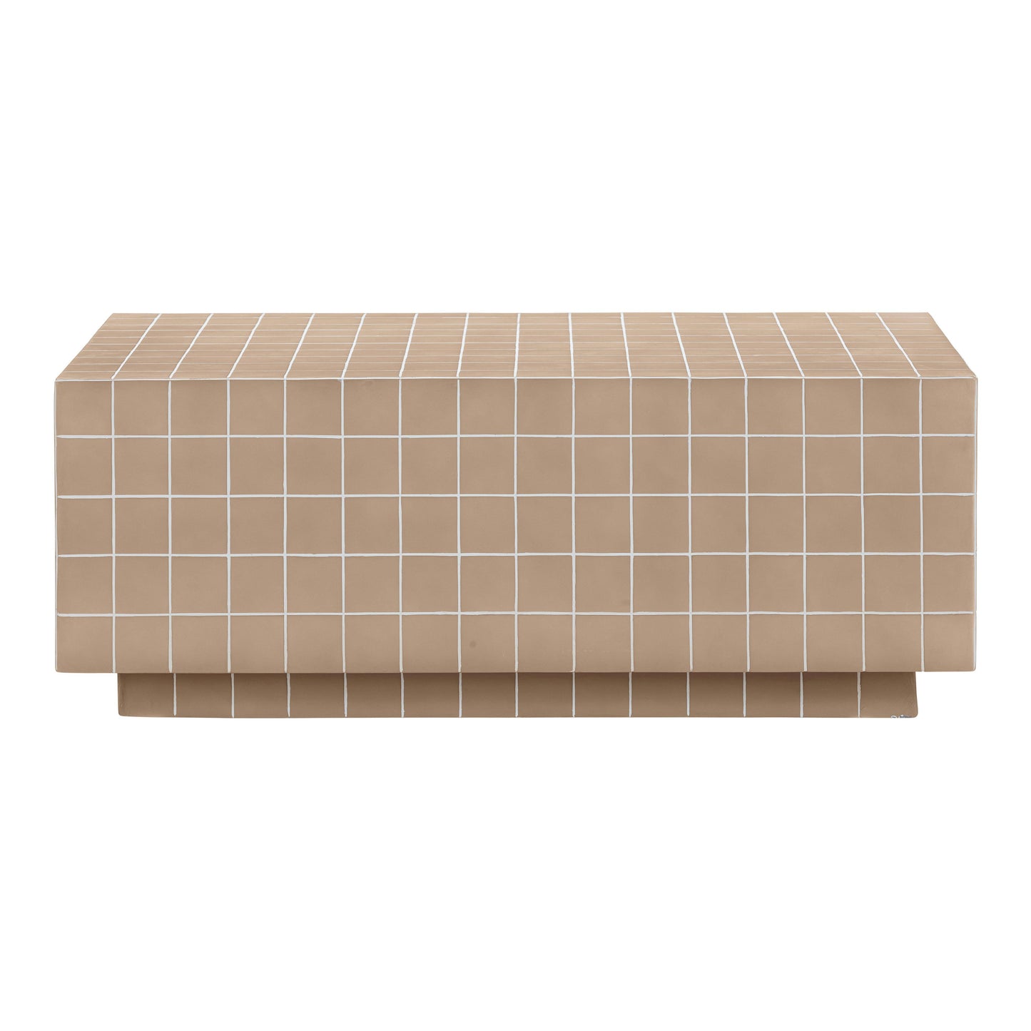 eva taupe tile indoor / outdoor coffee table