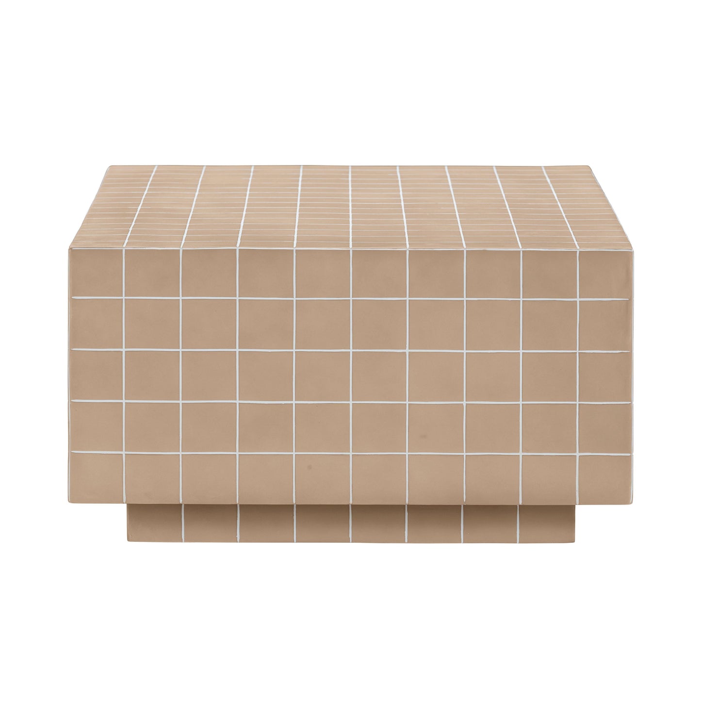 eva taupe tile indoor / outdoor coffee table