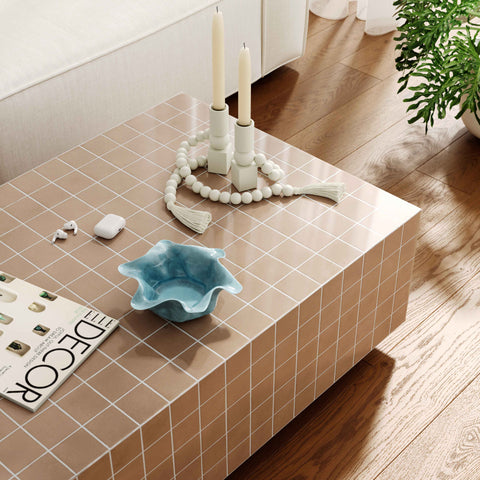 Noemie Orleans 39" Tile Indoor/Outdoor Coffee Table - image 2