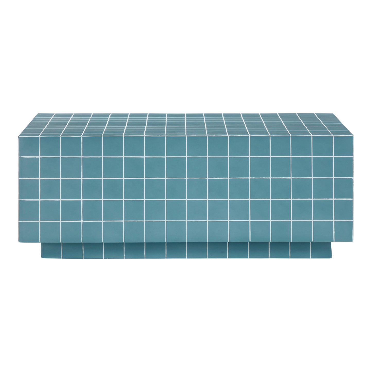 eva blue tile indoor / outdoor coffee table