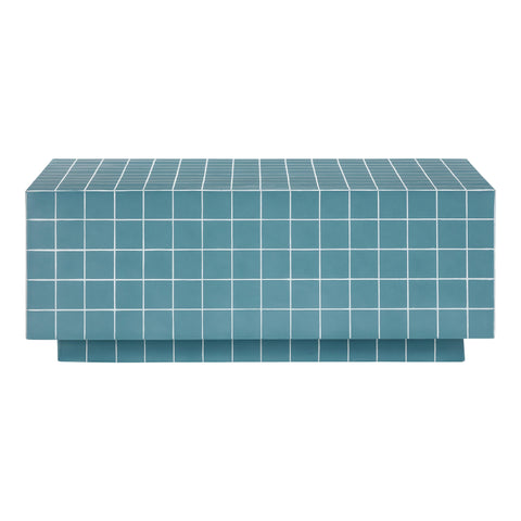 Eva Blue Tile Indoor / Outdoor Coffee Table