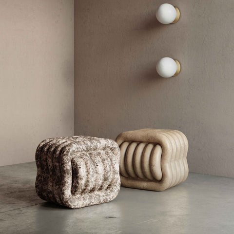 Camille Montrose Concrete Indoor/Outdoor Accent Stool - image 2