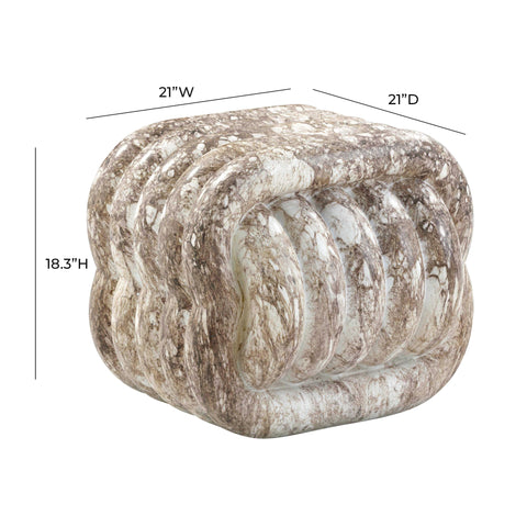 Camille Montrose Concrete Indoor/Outdoor Accent Stool - image 7