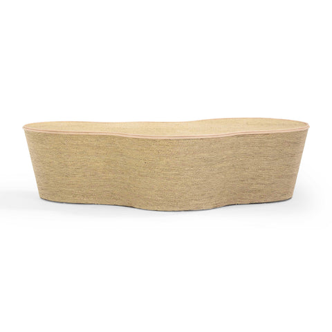 Elodie StClair 60" Natural Seagrass Coffee Table - image 4