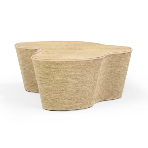 Elodie StClair 60" Natural Seagrass Coffee Table - image 5