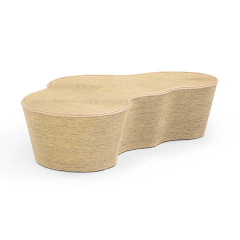 Elodie StClair 60" Natural Seagrass Coffee Table - image 6