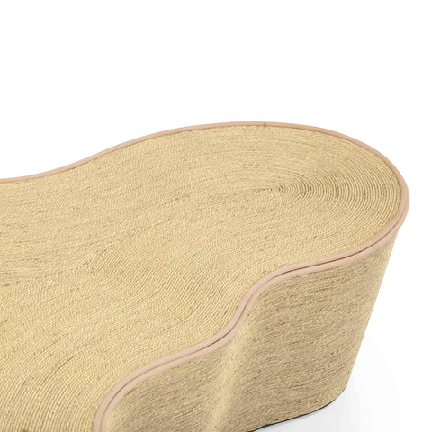 Elodie StClair 60" Natural Seagrass Coffee Table - image 10