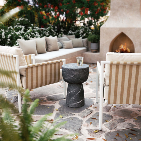Ines Chantilly Indoor/Outdoor Side Table - image 2
