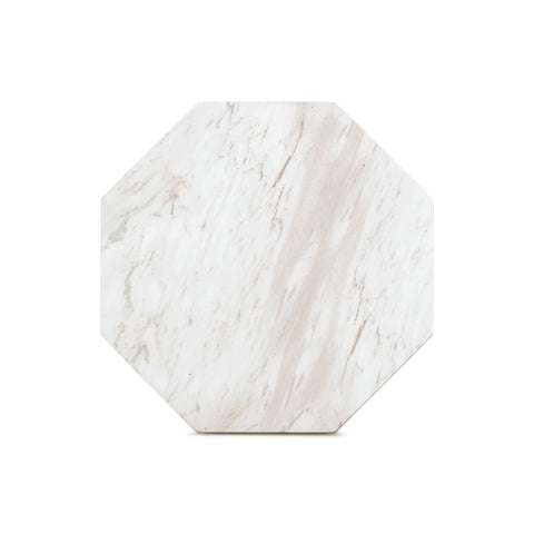 Noemie Fontaine Faux Marble Indoor/Outdoor Round Side Table - image 5