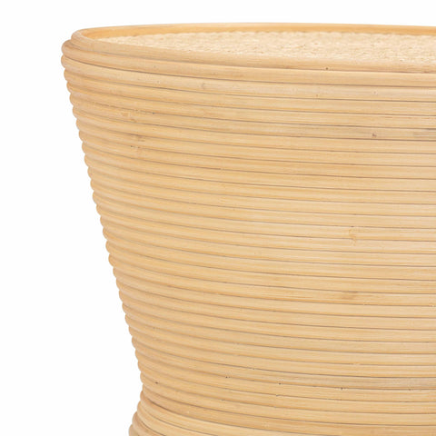Vivienne Loire Natural Rattan Side Table - image 4