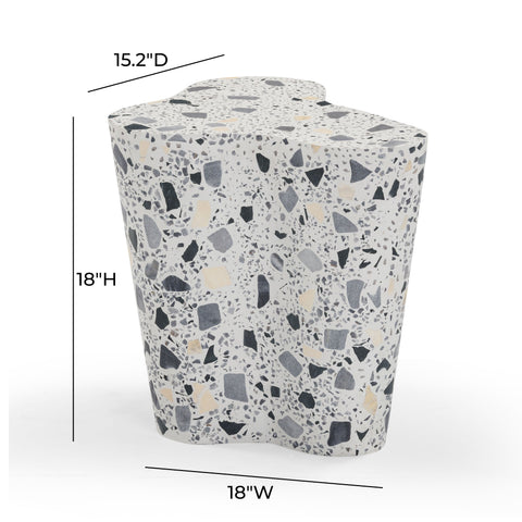 Elodie StClair Faux Terrazzo Indoor/Outdoor Side Table - image 10